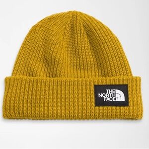 THE NORTH FACE Salty Dog Beanie NWT one size kid’s hat mineral gold perfect